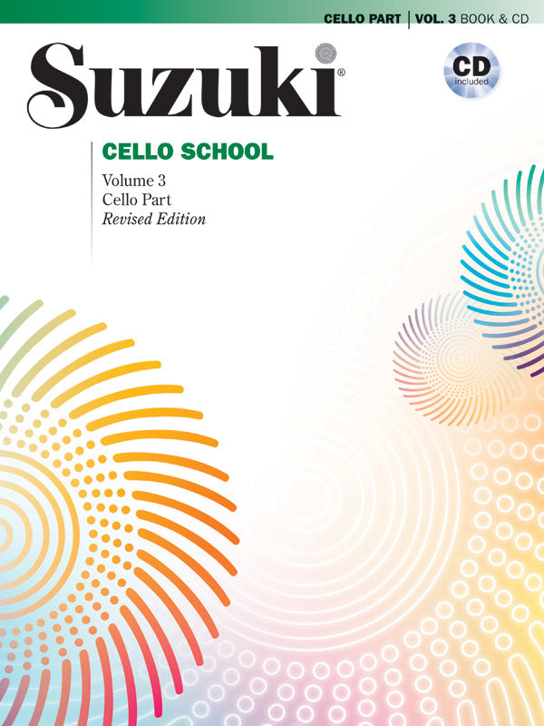 Suzuki Cello School, Volume 3 Cover Image