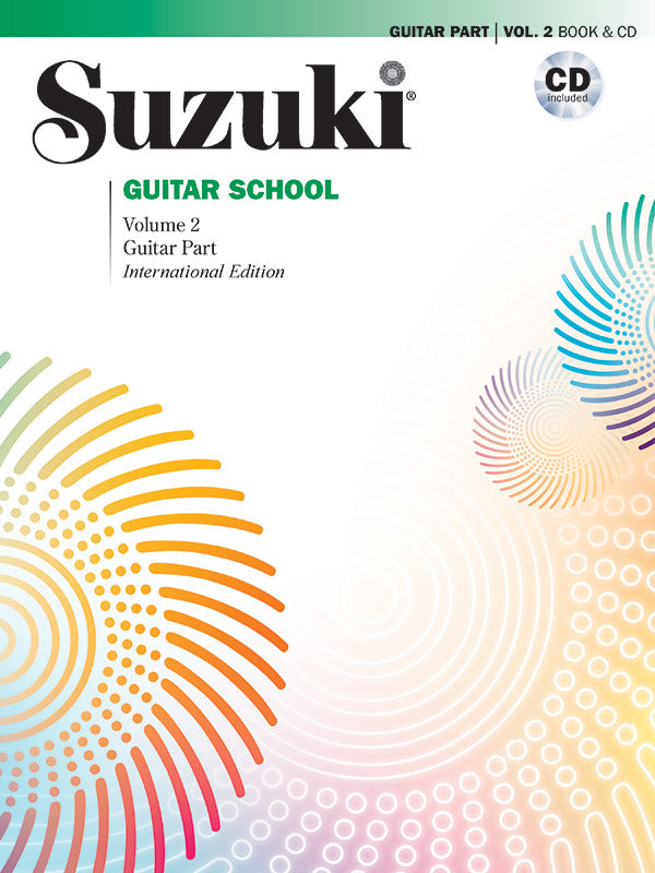 Suzuki Guitar School Guitar Part & CD, Volume 2 Cover Image