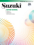 Suzuki Guitar School Guitar Part & CD, Volume 2 Cover Image