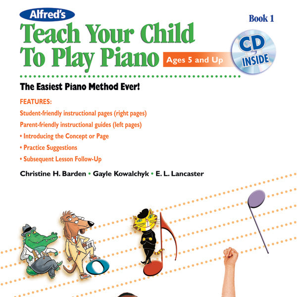 Alfred's Teach Your Child to Play Piano, Book 1 Cover Image