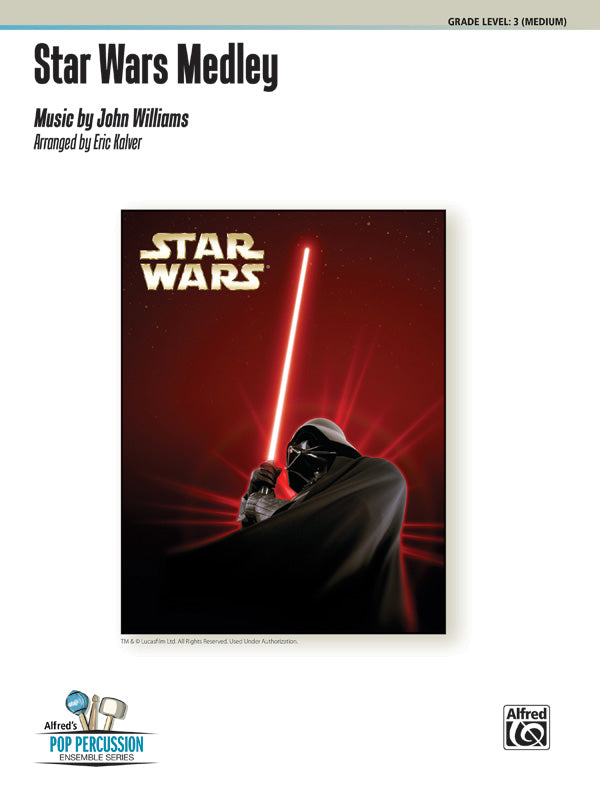 Star Wars Medley: 2nd Percussion Sheet Music Preview