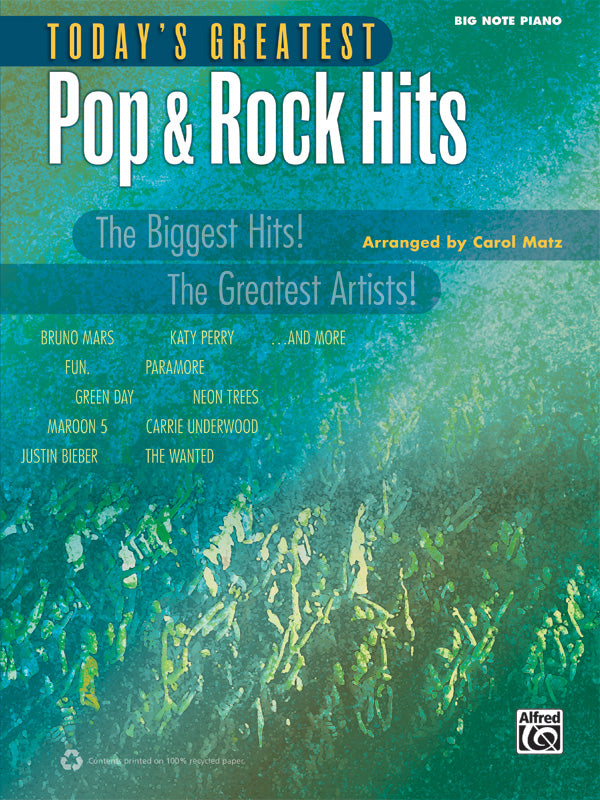 Today's Greatest Pop & Rock Hits Cover Image