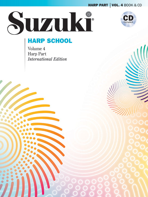 Suzuki Harp School Harp Part & CD, Volume 4 Cover Image