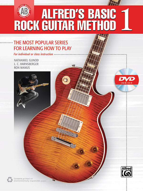 Alfred's Basic Rock Guitar Method 1 Cover Image