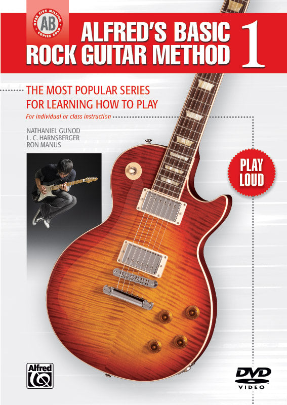 Alfred's Basic Rock Guitar Method 1 Cover Image