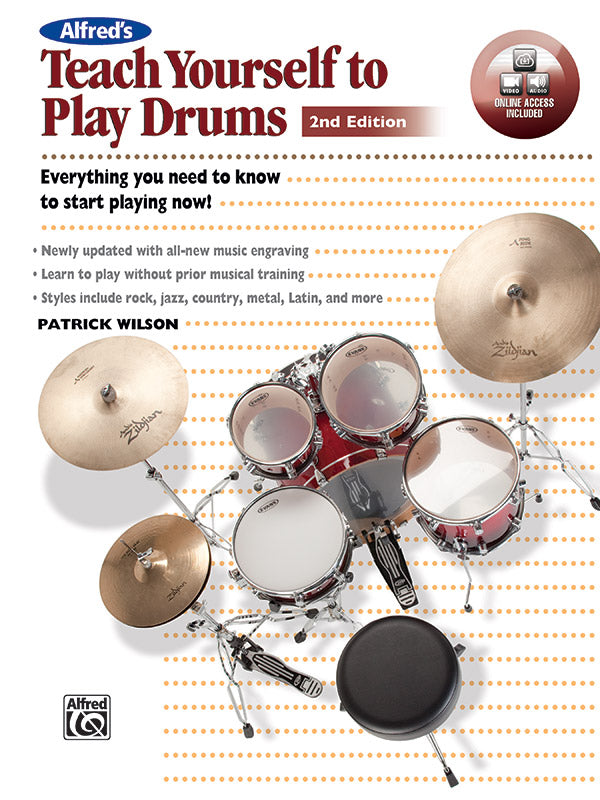 Alfred's Teach Yourself to Play Drums (2nd Edition) Cover Image