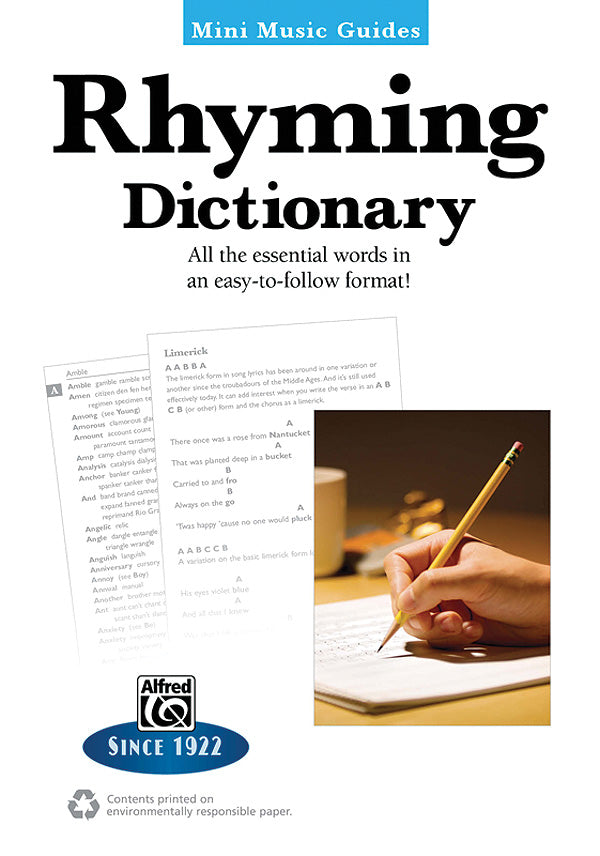 Mini Music Guides: Rhyming Dictionary Cover Image