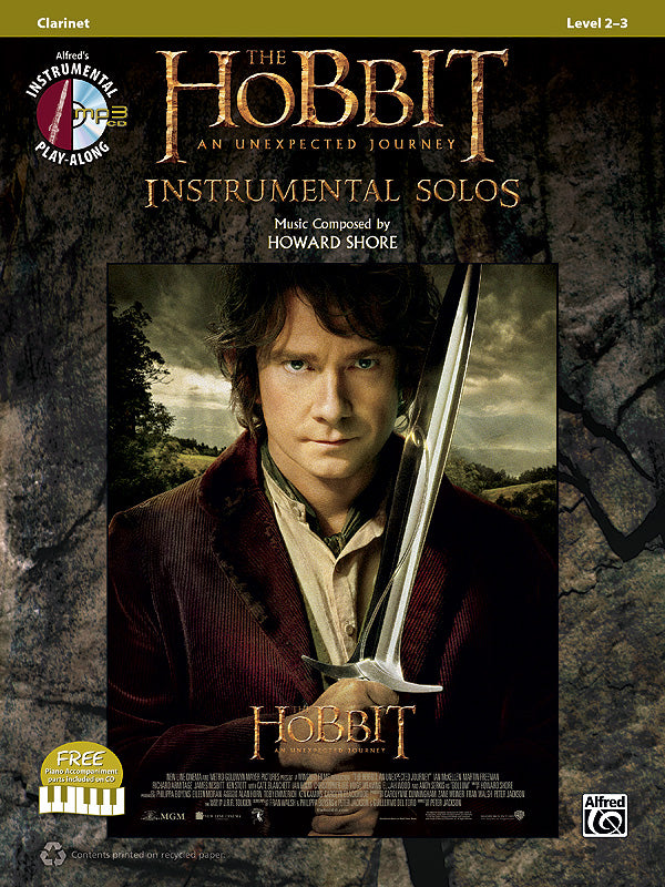 <i>The Hobbit: An Unexpected Journey</i> Instrumental Solos Cover Image