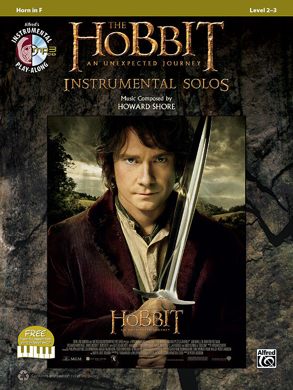 <i>The Hobbit: An Unexpected Journey</i> Instrumental Solos Cover Image