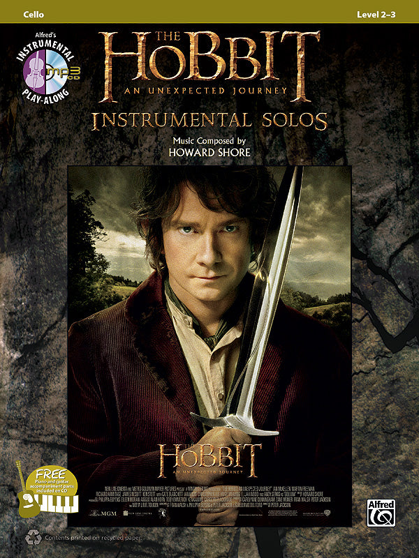 The Hobbit: An Unexpected Journey Instrumental Solos for Strings Cover Image