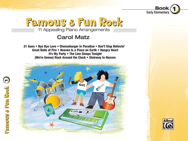 Famous & Fun Rock, Book 1 Cover Image