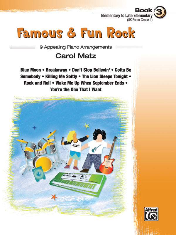 Famous & Fun Rock, Book 3 Cover Image
