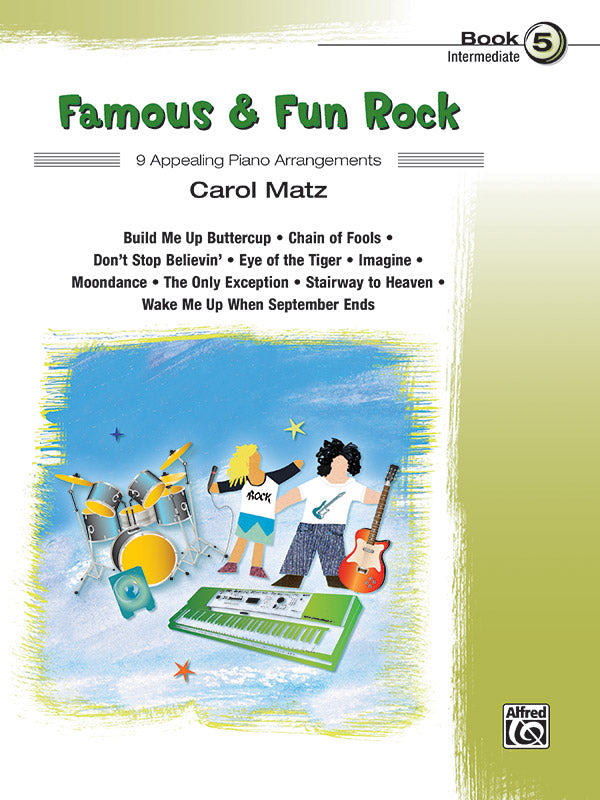 Famous & Fun Rock, Book 5 Cover Image