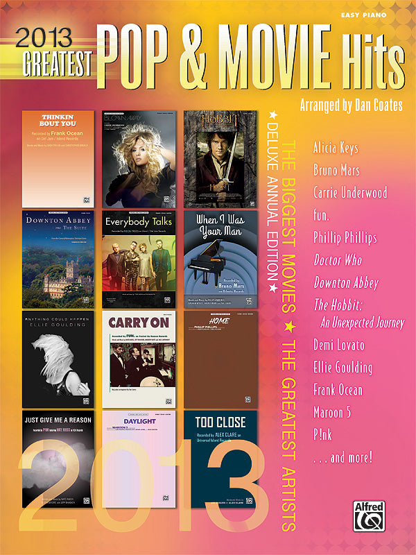 2013 Greatest Pop & Movie Hits Cover Image
