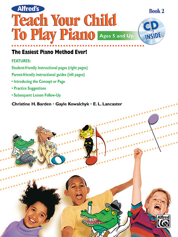 Alfred's Teach Your Child to Play Piano, Book 2 Cover Image