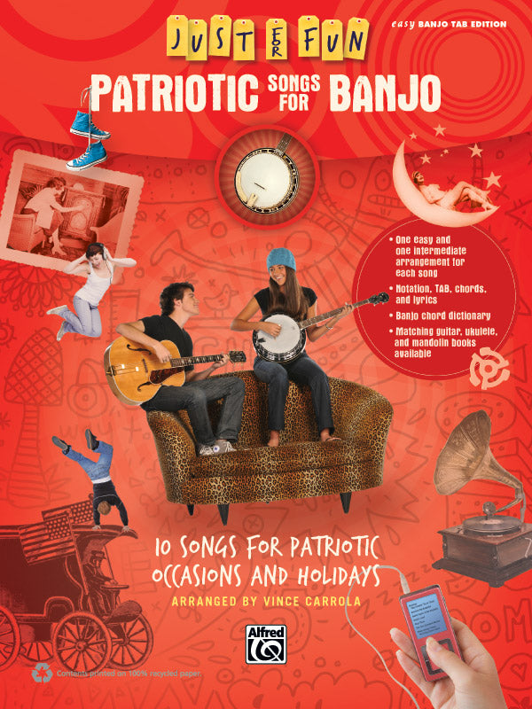Just for Fun: Patriotic Songs for Banjo Cover Image