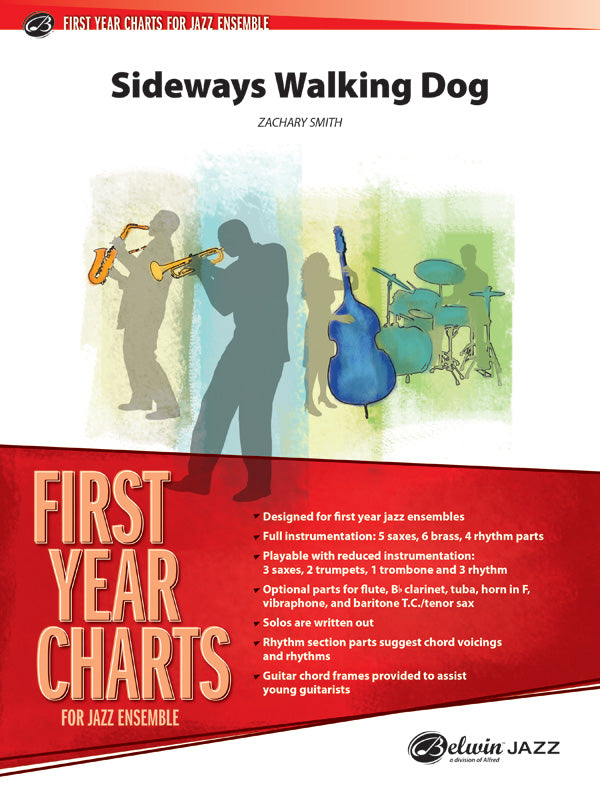 Sideways Walking Dog: Score Sheet Music Preview