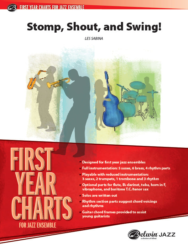 Shout, Stomp, and Swing!: Drums Sheet Music Preview