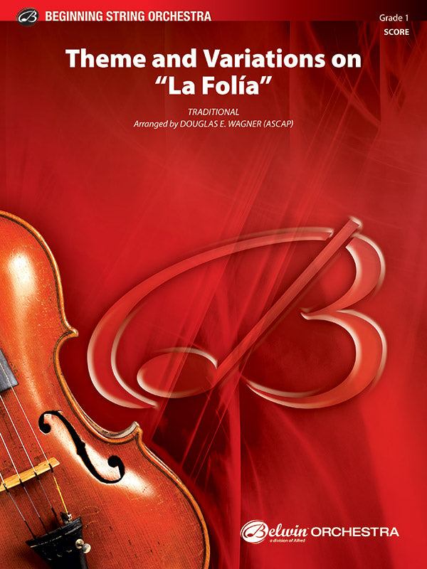 Theme and Variations on "La Folía": 1st Violin Sheet Music Preview