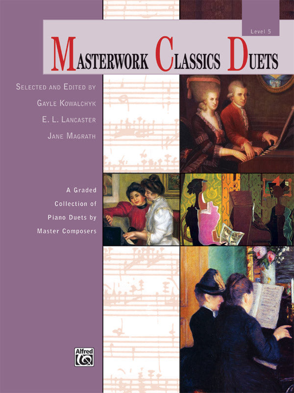 Masterwork Classics Duets, Level 5: A Graded Collection of Piano Duets by Master Composers Sheet Music Preview