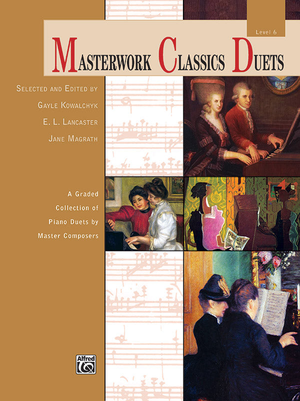 Masterwork Classics Duets, Level 6: A Graded Collection of Piano Duets by Master Composers Sheet Music Preview