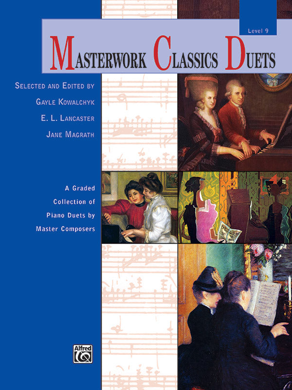 Masterwork Classics Duets, Level 9: A Graded Collection of Piano Duets by Master Composers Sheet Music Preview