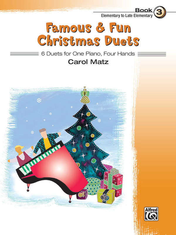 Famous & Fun Christmas Duets, Book 3 Cover Image