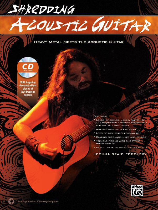 Shredding Acoustic Guitar Cover Image