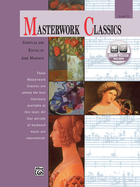 Masterwork Classics, Level 5: Piano Book & Online Audio | Valery