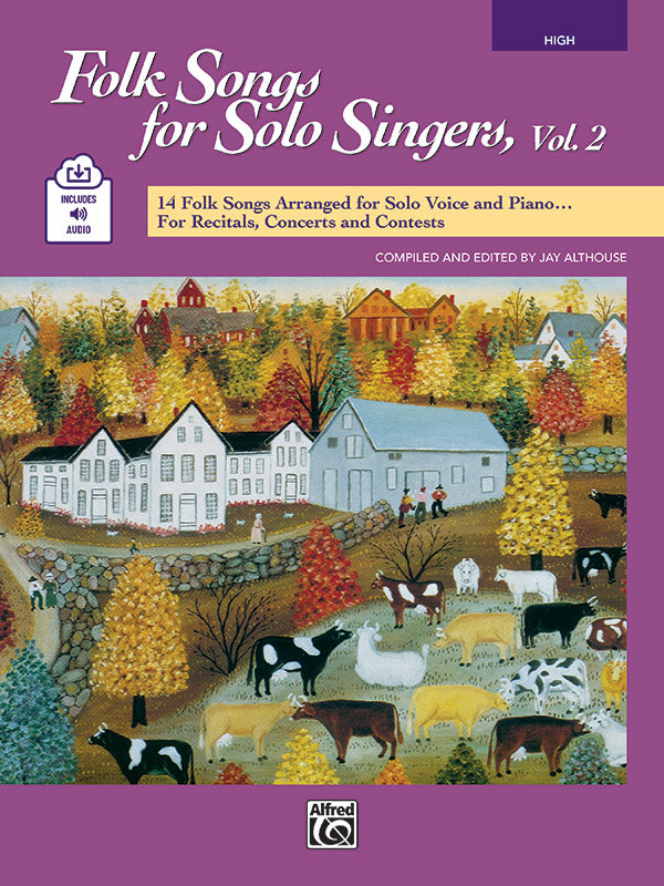 Folk Songs for Solo Singers, Vol. 2 Cover Image