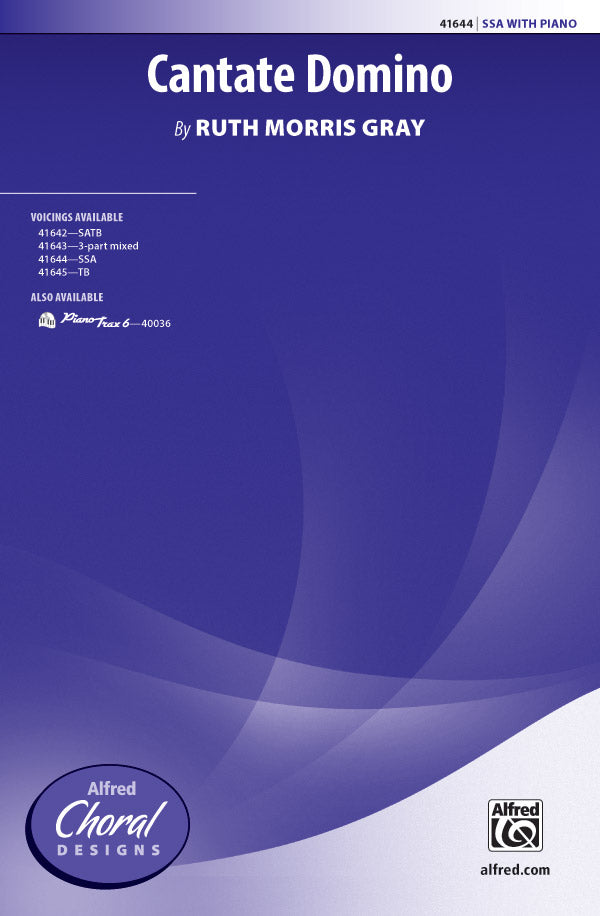Cantate Domino Sheet Music Preview