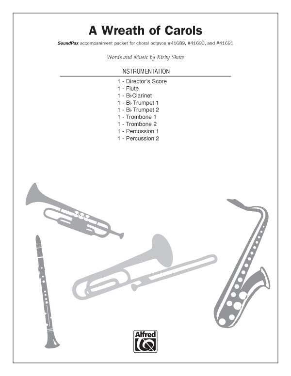A Wreath of Carols: Trombone 2 Sheet Music Preview