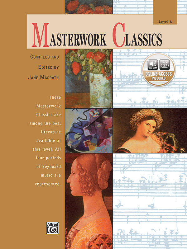 Masterwork Classics, Level 6: Piano Book & Online Audio | Valery