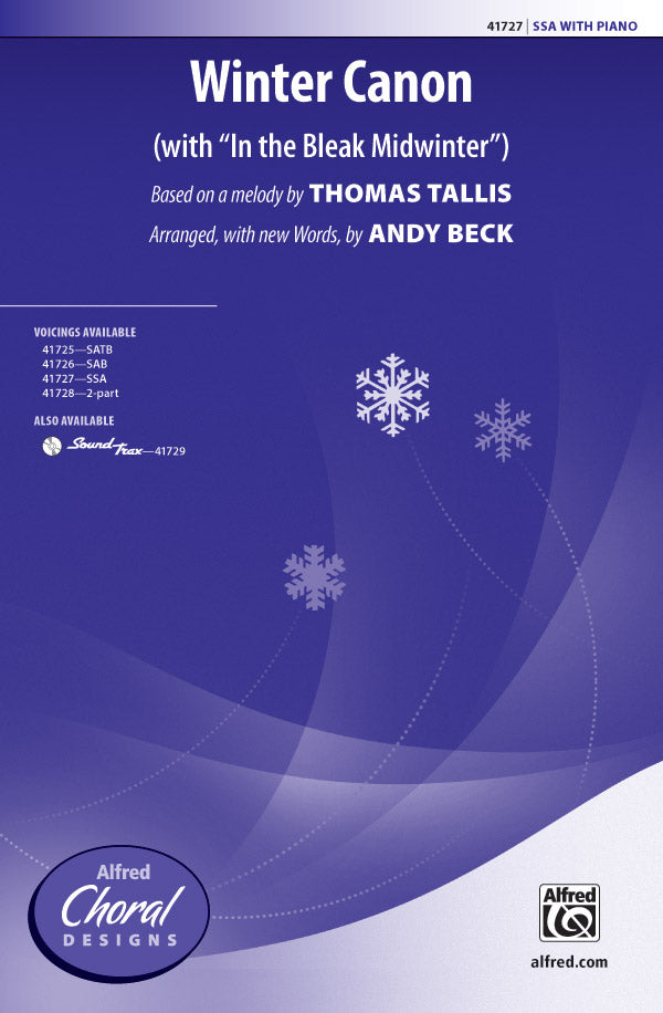 Winter Canon Sheet Music Preview