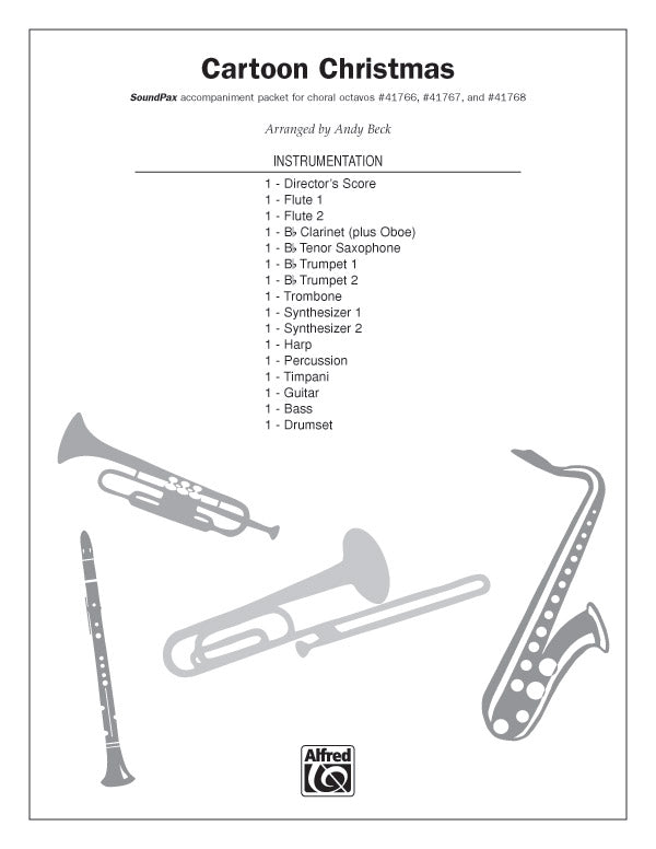 Cartoon Christmas: Synthesizer 2 Sheet Music Preview
