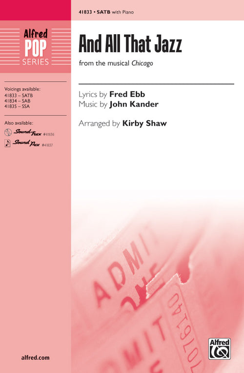 And All That Jazz Sheet Music Preview
