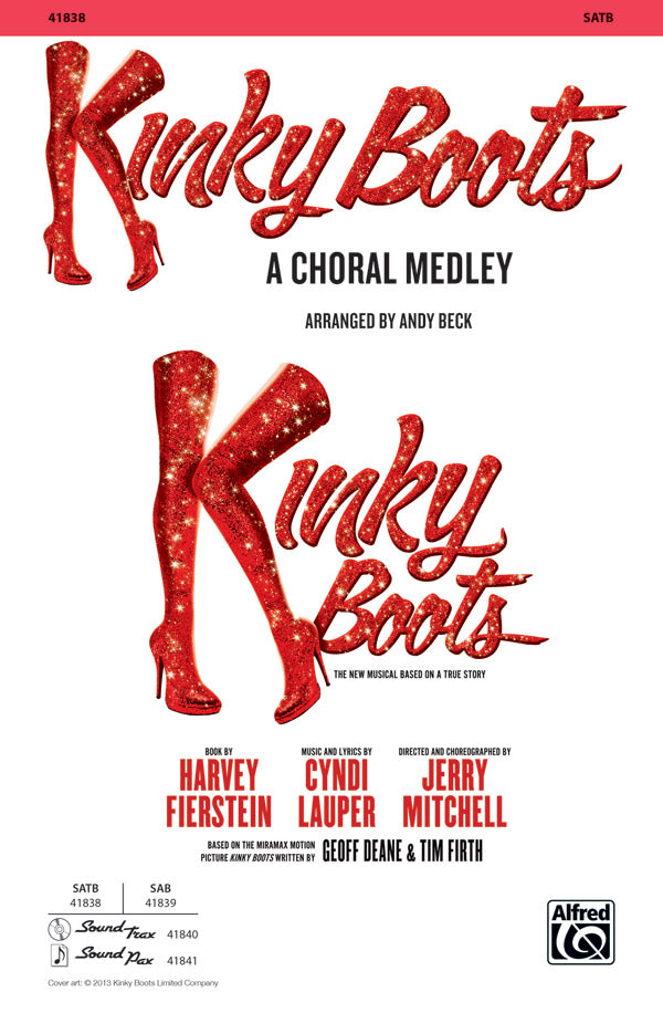Kinky Boots: A Choral Medley Sheet Music Preview