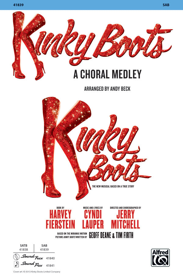 Kinky Boots: A Choral Medley Sheet Music Preview