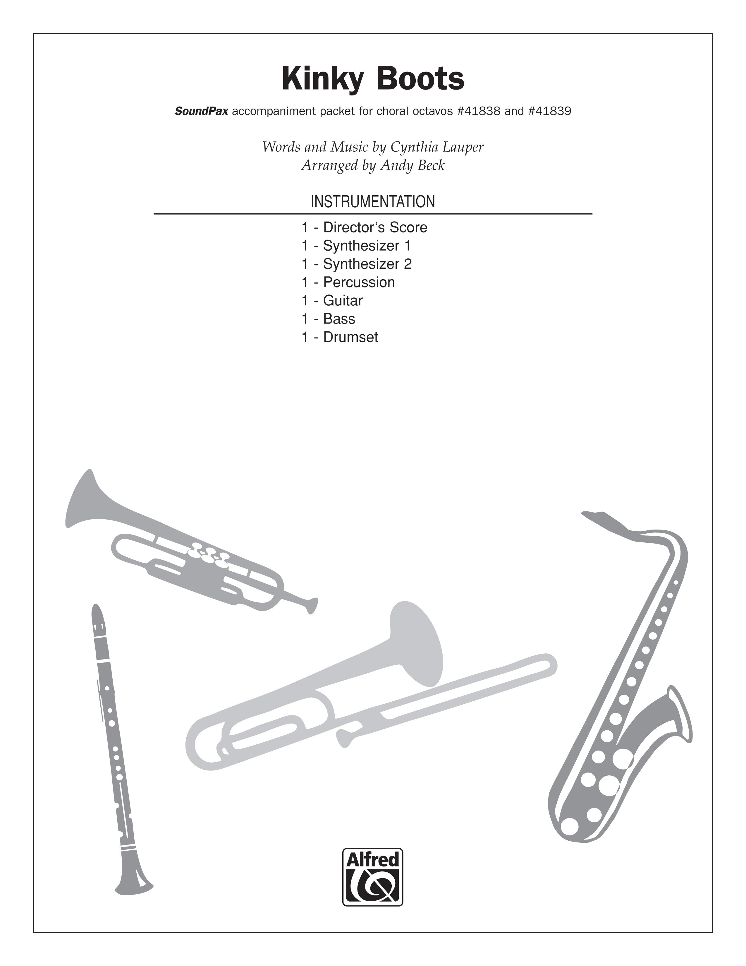 Kinky Boots: Percussion Sheet Music Preview