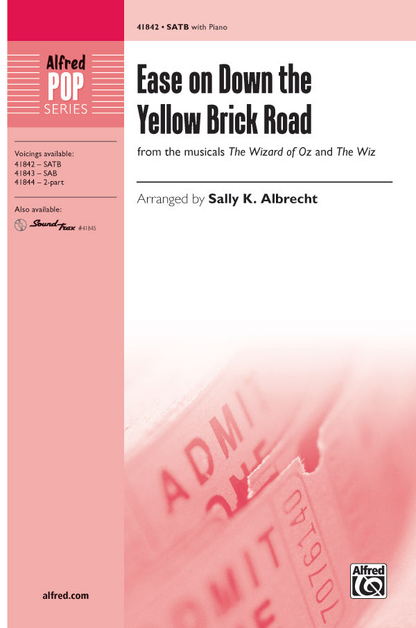 Ease on Down the Yellow Brick Road Sheet Music Preview