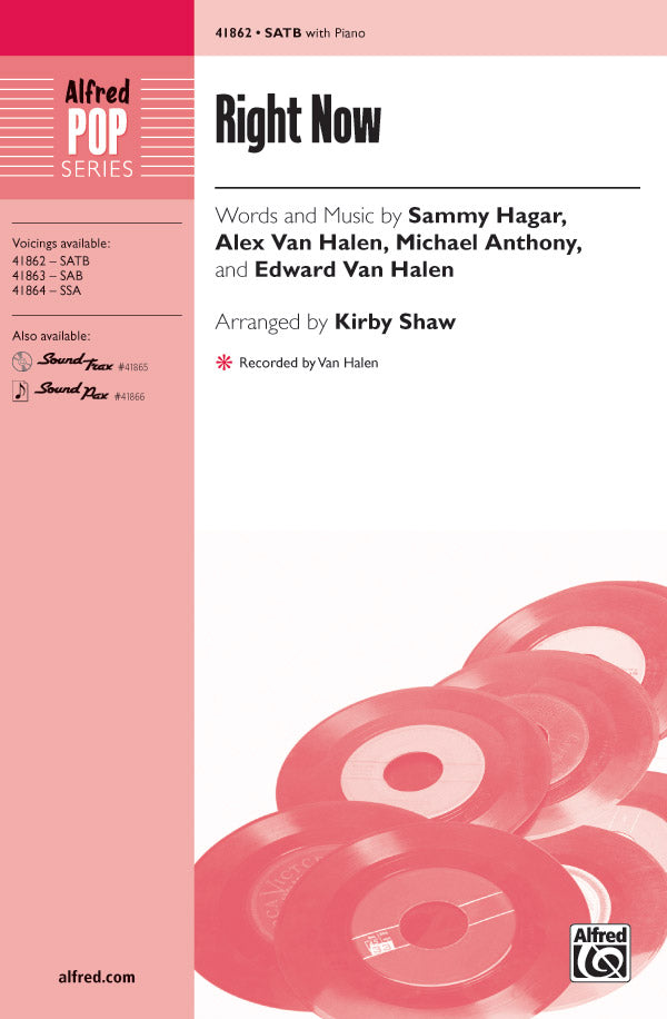 Right Now Sheet Music Preview
