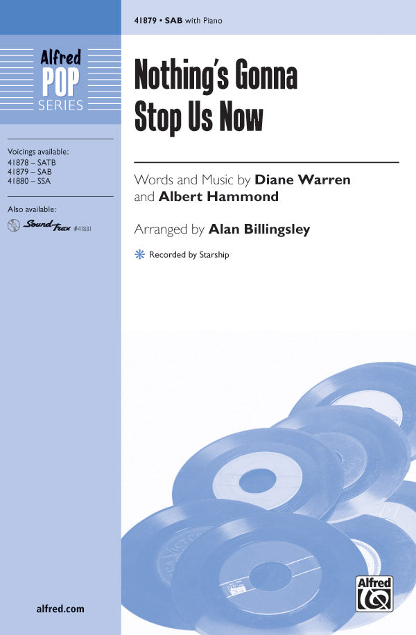 Nothing's Gonna Stop Us Now Cover Image