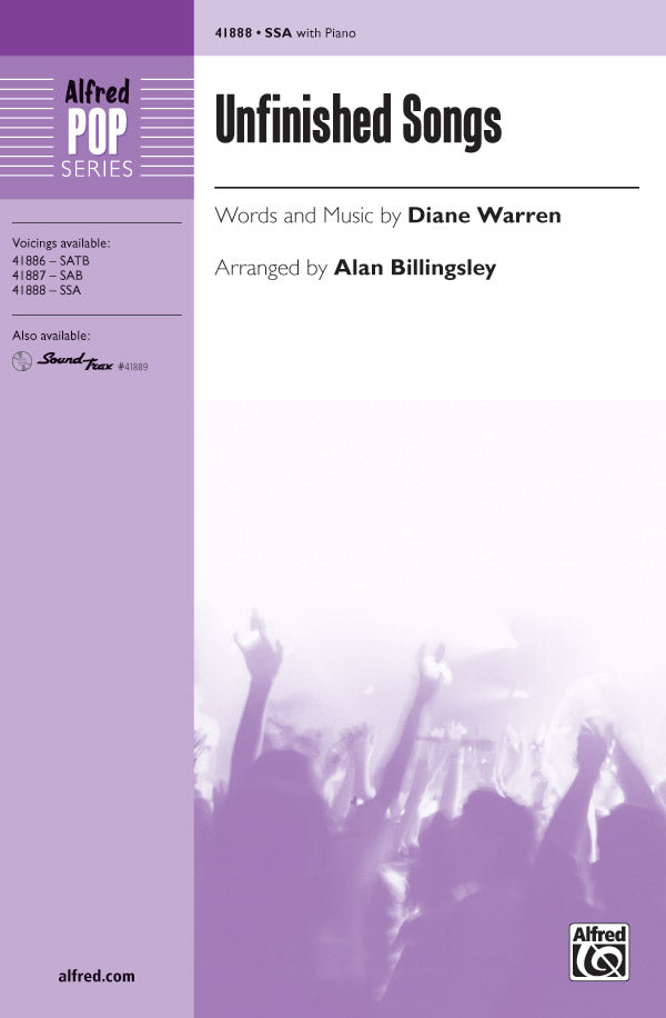 Unfinished Songs Sheet Music Preview