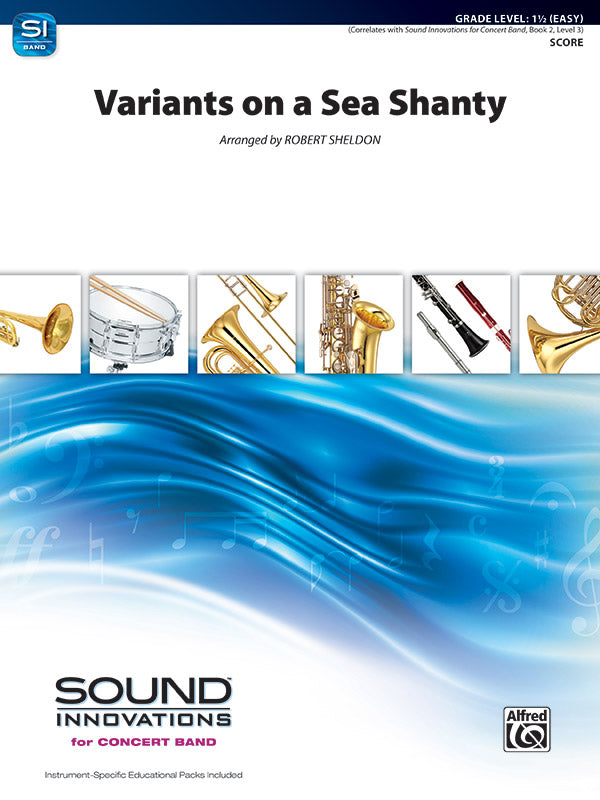 Variants on a Sea Shanty: 1st Percussion Sheet Music Preview