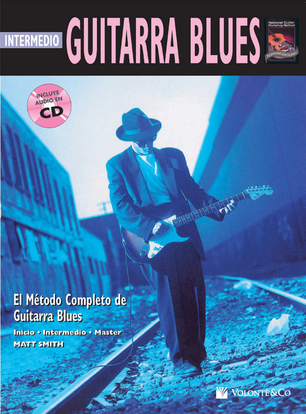 Guitarra Blues Intermedio [Intermediate Blues Guitar] Cover Image