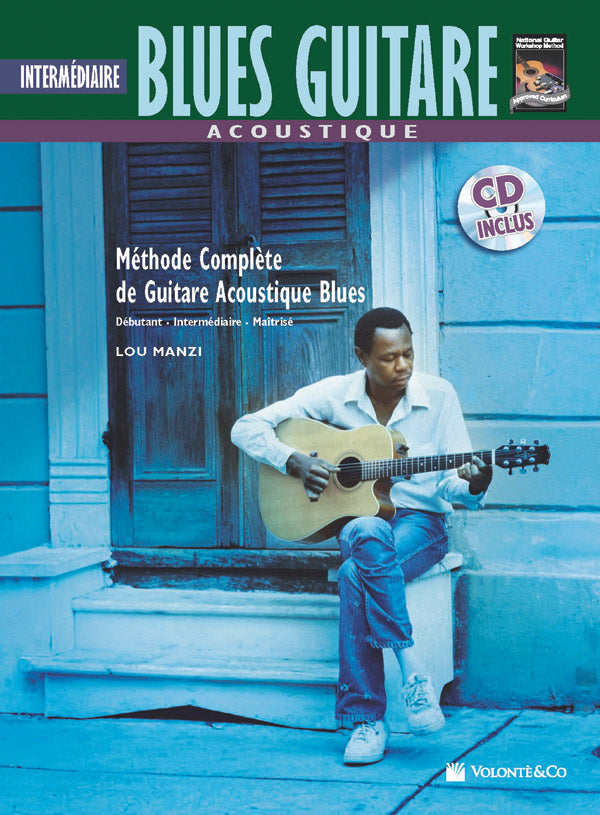 Acoustique Blues Guitare Intermediaire [Intermediate Acoustic Blues Guitar] Cover Image