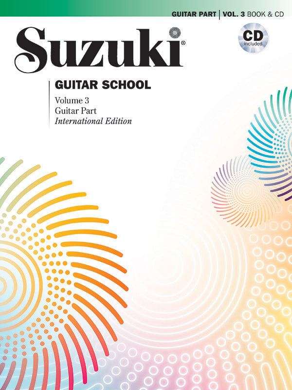 Suzuki Guitar School Guitar Part and CD, Volume 3 Cover Image