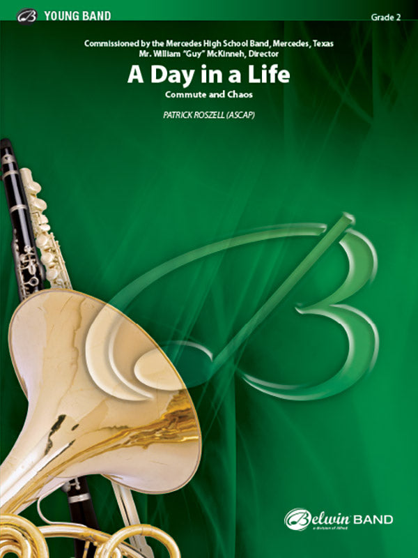 A Day in a Life: 2nd B-flat Clarinet Sheet Music Preview