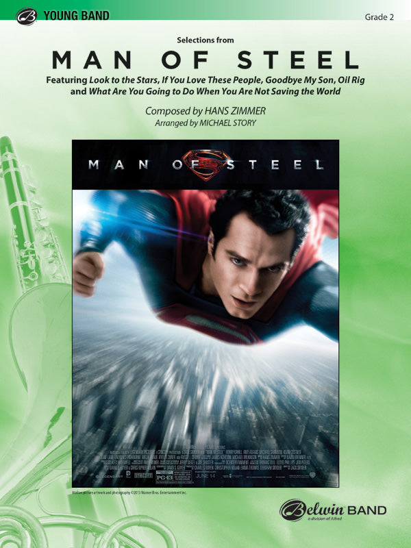 Man of Steel, Selections from: Timpani Sheet Music Preview