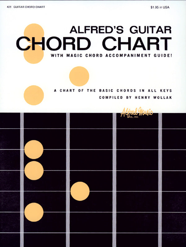 Alfred's Guitar Chord Chart Cover Image
